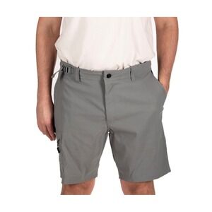 Realtree Fishing Mens Gray Cargo Shorts Size 3XL 48/50 Nylon Spandex Quick Dry